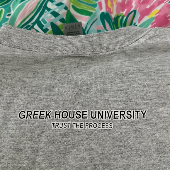 Greek House gray crewneck size large - Picture 4 of 5
